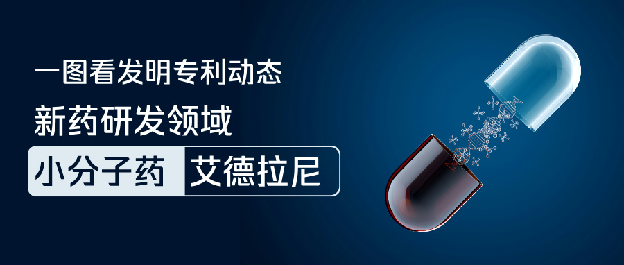 一图看发明专利动态｜新药研发领域——小分子药-艾德拉尼