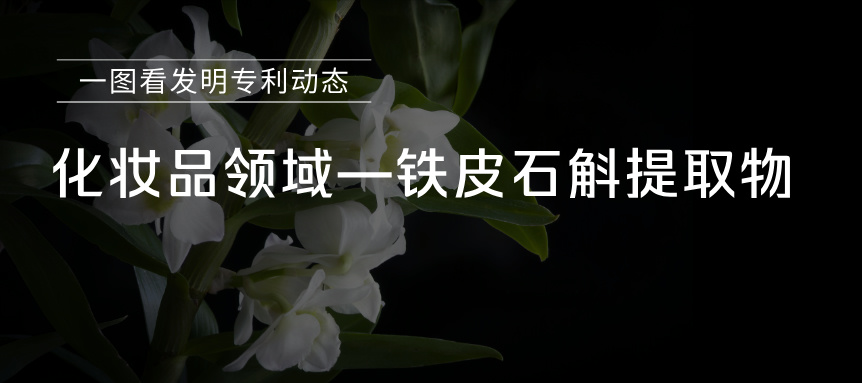  一图看发明专利动态｜化妆品领域——铁皮石斛提取物