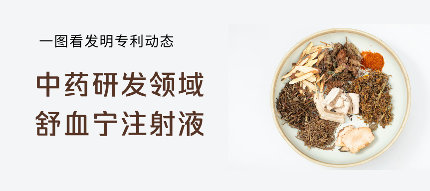  一图看发明专利动态｜中药研发领域——舒血宁注射液
